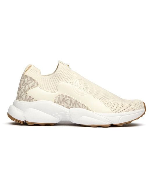 Michael Kors White Sami Knit Trainers