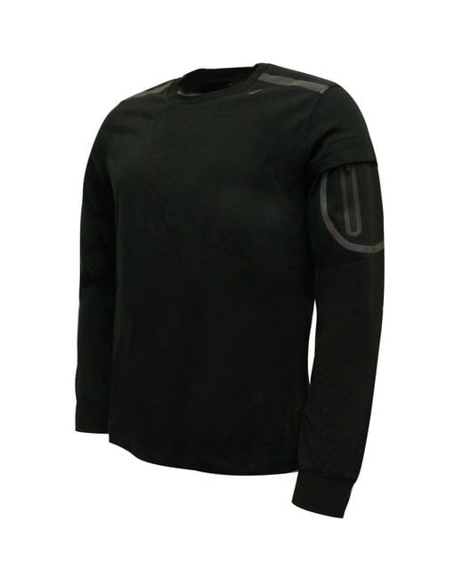 Diadora Black Sportswear Sweater Textile for men