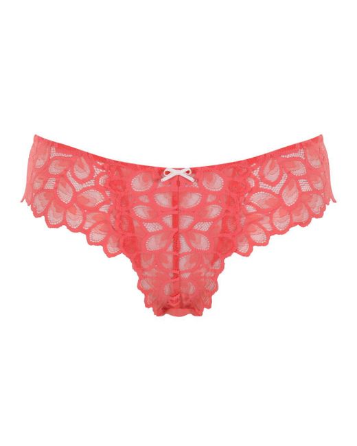 Panache Red Allure Brief