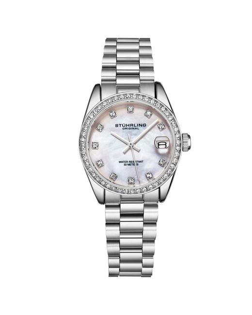 Stuhrling White Lineage 3936 Quartz 31Mm Fashion