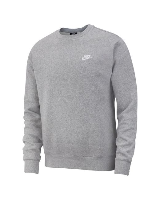 Nike Gray M Nsw Clb Crw T for men