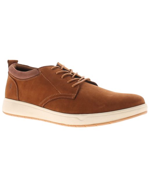 Hush Puppies Black Lace Up Shoes Bowen Nubuck Leather for men