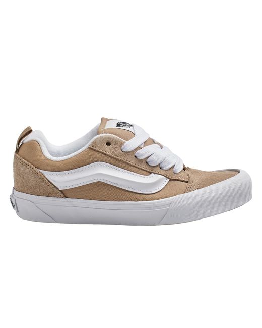Vans White Knu Skool Sneakers For And Vn000Crpkhk1