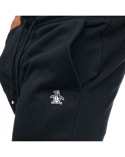 Original Penguin Originele Penguin Core Logo Joggingbroek In Navy in het Black voor heren