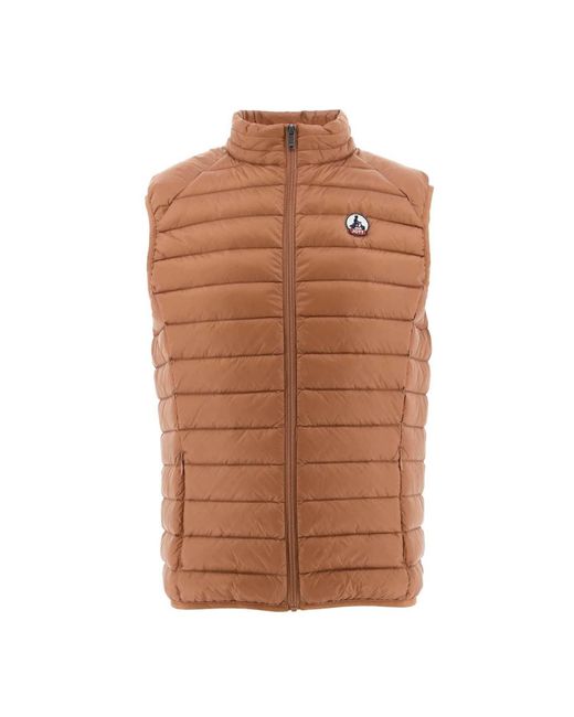 J.O.T.T Brown Tom Down Gilet for men