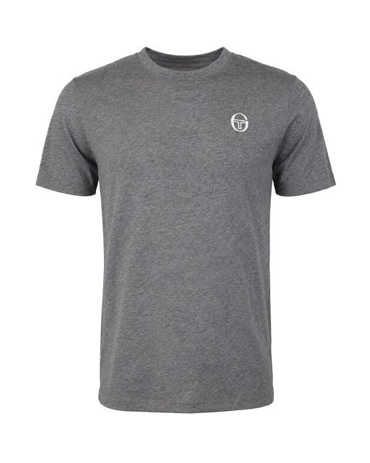 Sergio Tacchini Gray Logo T-Shirt for men