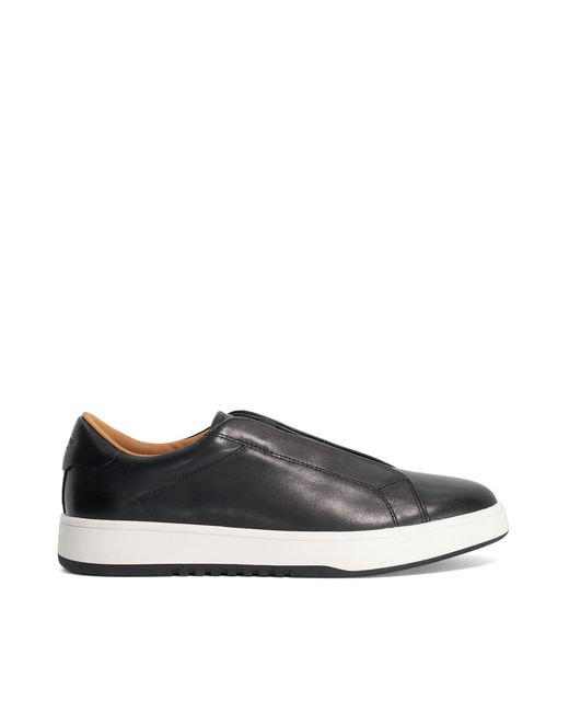 Dune Blue Troys Troys Lace-Less Cupsole Trainers for men