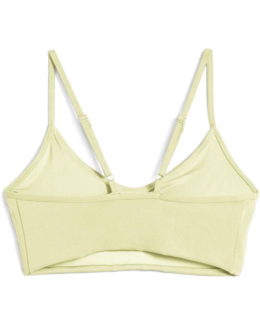 PUMA Yellow Move Non Wired Medium Impact Sports Bra