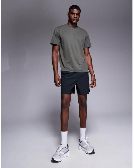 4505 Gray Icon Quick Dry Mesh Training T-Shirt for men