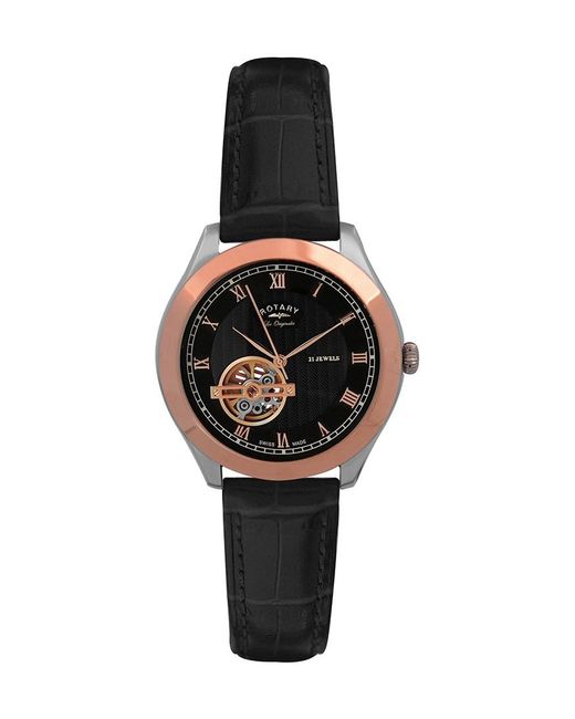 Rotary Black Gs90509-10 Les Originales Jura Watch for men