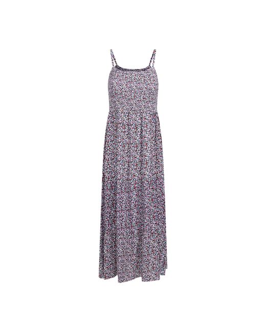 Trespass Purple Ladies Selena Ditsy Floral Maxi Dress (Multicoloured)