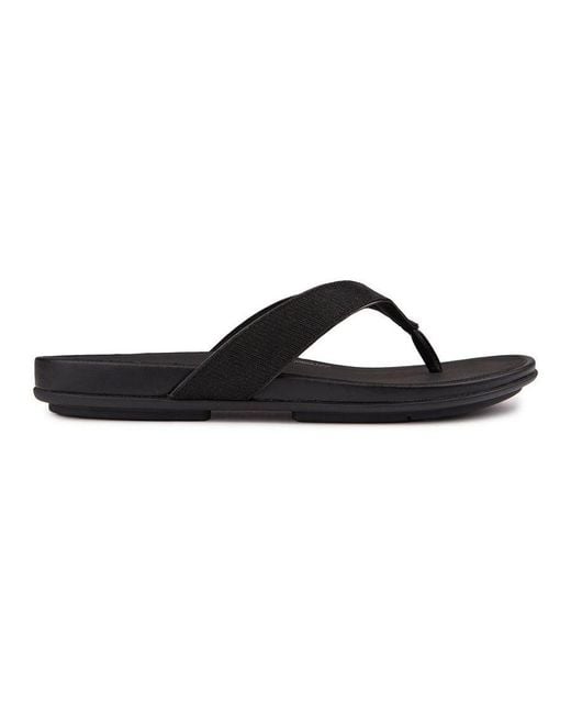 Fitflop Black Gracie Shimmerlux Sandals