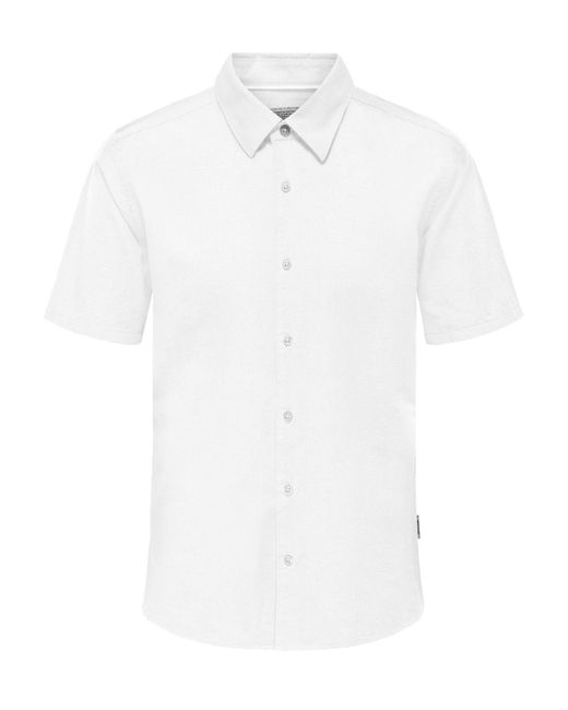 Only & Sons Overhemd in het White voor heren