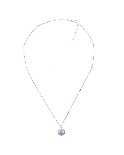 Orphelia Metallic 'Vera' 925 Sterling Chain With Pendant