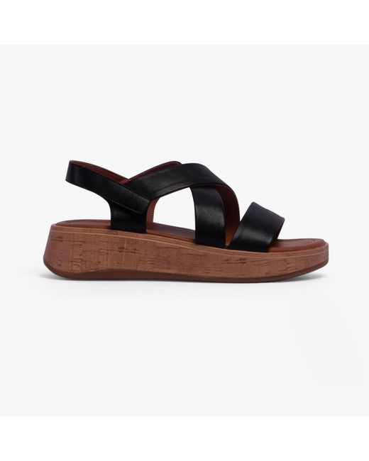 Heavenly Feet Black Harper Sandals