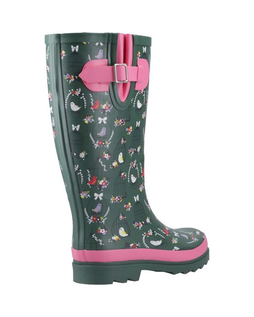 Cotswold Green Cleeve Tall Rubber Wellington Boots