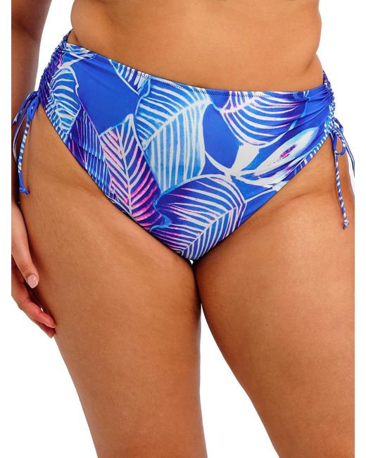 Elomi Blue Maluku Island Adjustable Bikini Brief