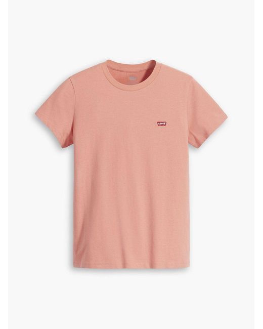 Levi's Pink Levi's Terra Cotta Perfect T-Shirt
