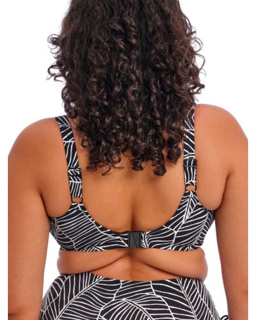 Elomi Gray Kata Beach Crop Bikini Top