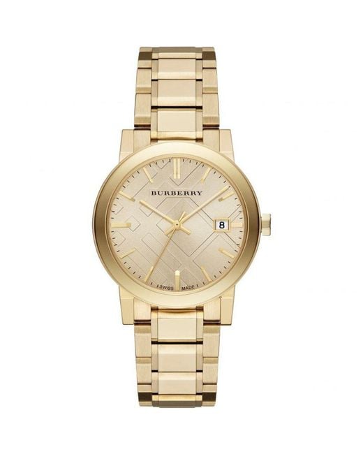 Burberry Metallic Bu9033 The City Watch