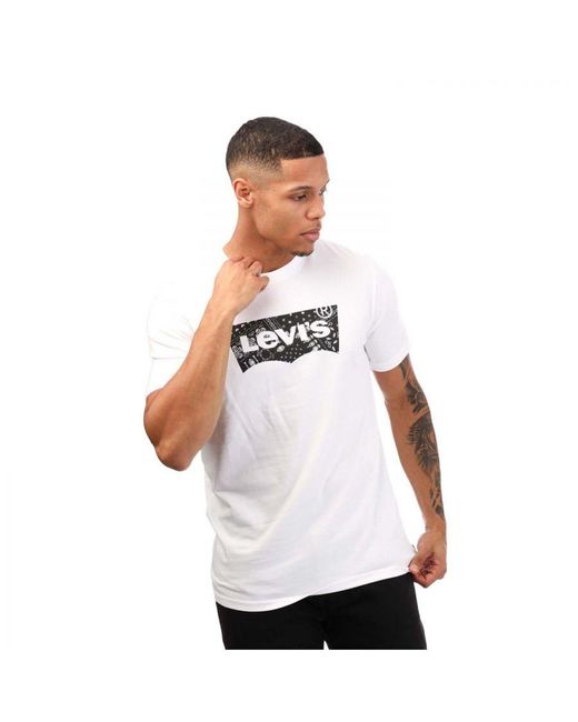 Levi's White Levi'S Graphic Crew Neck T-Shirt for men