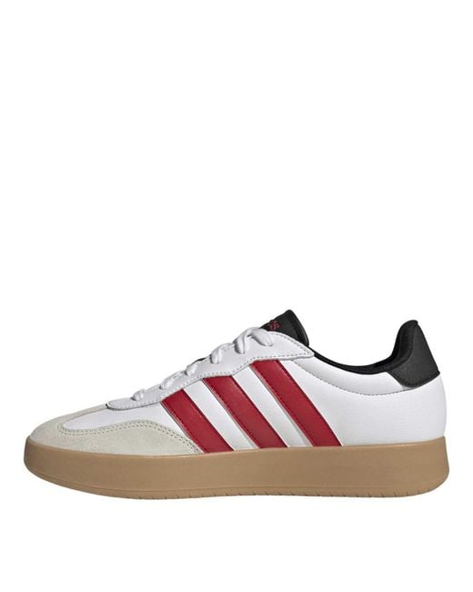 Adidas White Barreda Low-Top Trainers for men