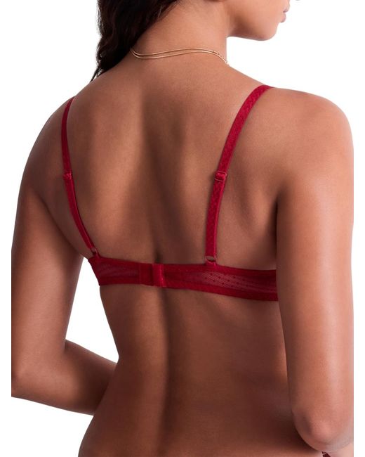 Aubade Red Mystery Of Love Half Cup Bra