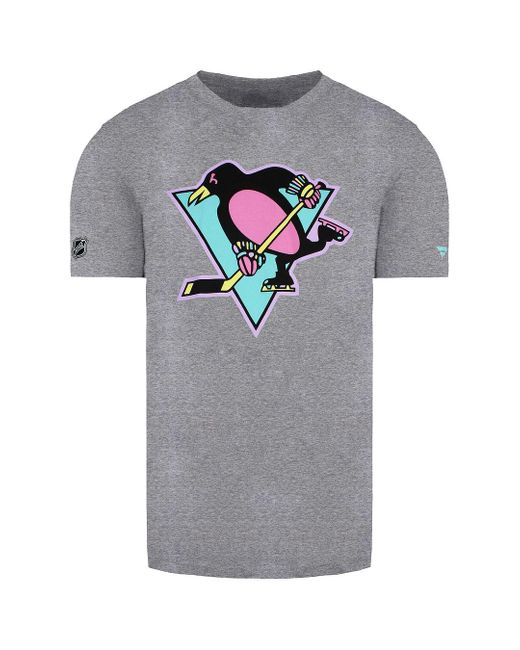 Fanatics Gray Nhl Pittsburgh Penguins T-Shirt for men