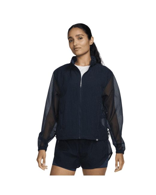 Nike Blue Running Division Lightweight Jacket Nylon