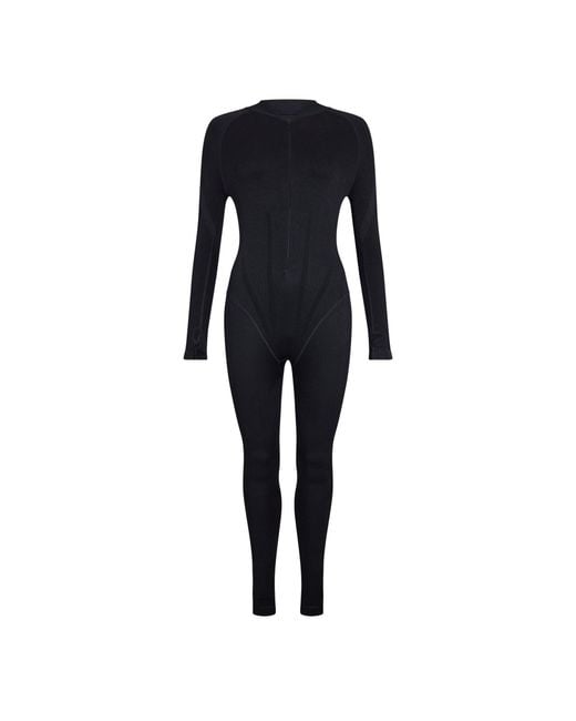 Boss Black Full-Body Catsuit Compression Jumpsuit