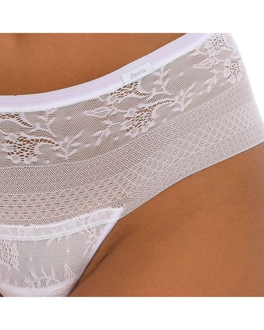 Janira White Magic Band Panties With Culotte Effect Breathable Fabric 1031611