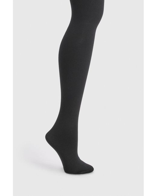 Boohoo Black Plus Shaper 100 Denier 3 Pack Tights
