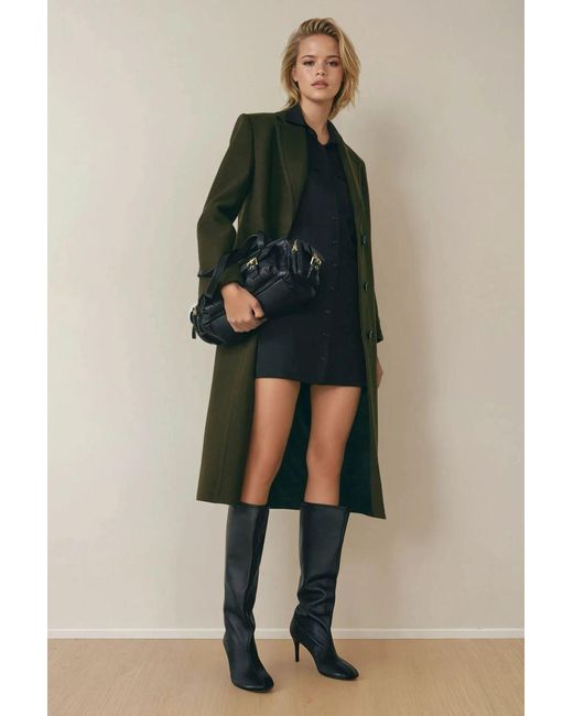 Hiccup Black Mini Shirt Collar Dress