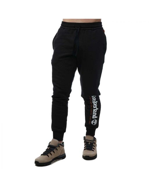 Timberland Black Regular Fit Jog Pants for men