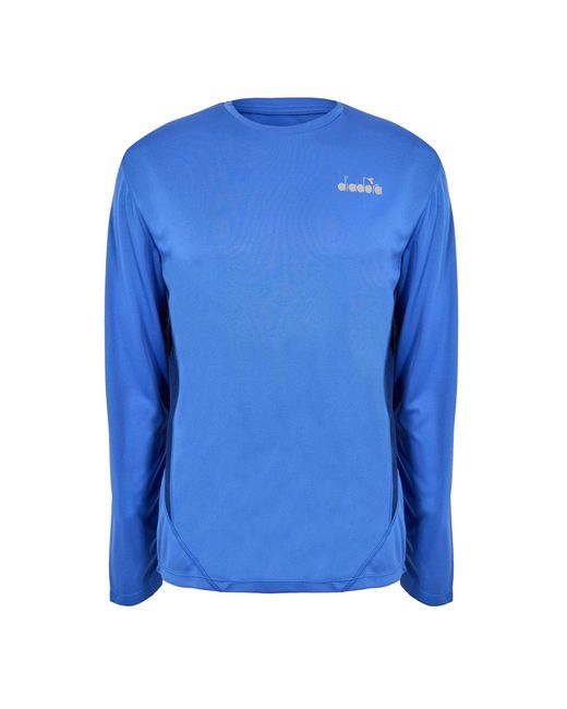 Diadora Blue X Run Ls T-Shirt for men