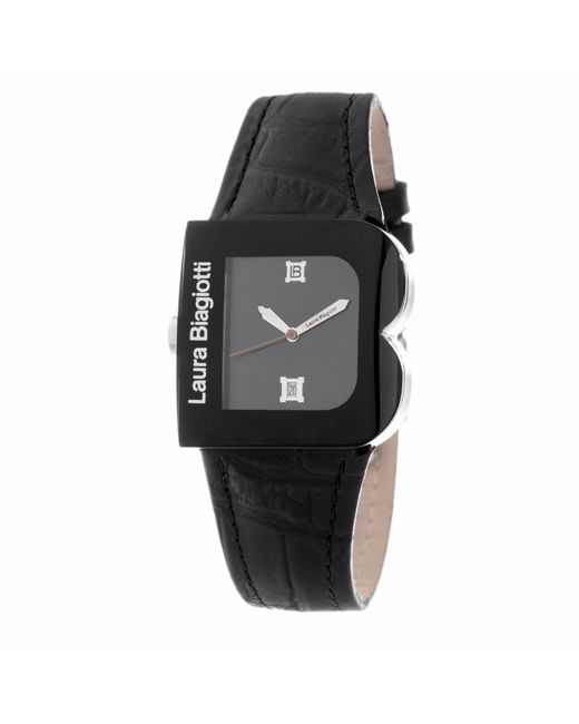 Laura Biagiotti Black Ladies Watch Quartz Steel
