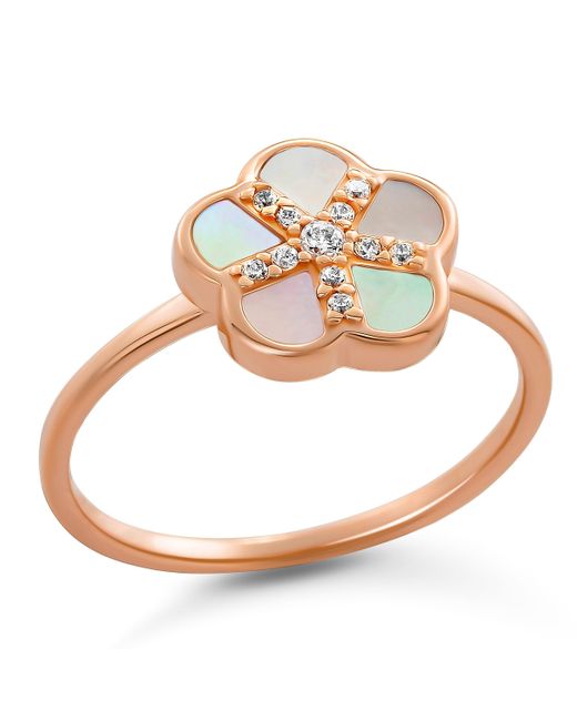 Orphelia Metallic 'Daisy' 925 Sterling Ring
