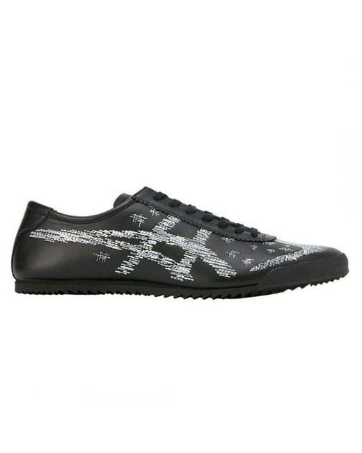 Onitsuka Tiger Black Mexico 66 Deluxe Trainers for men