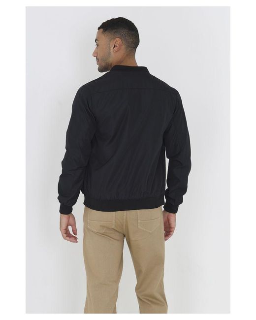 Brave Soul Blue 'Sanjay' Bomber Jacket for men