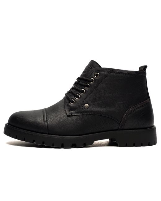 Original Penguin Black Baire Boots for men