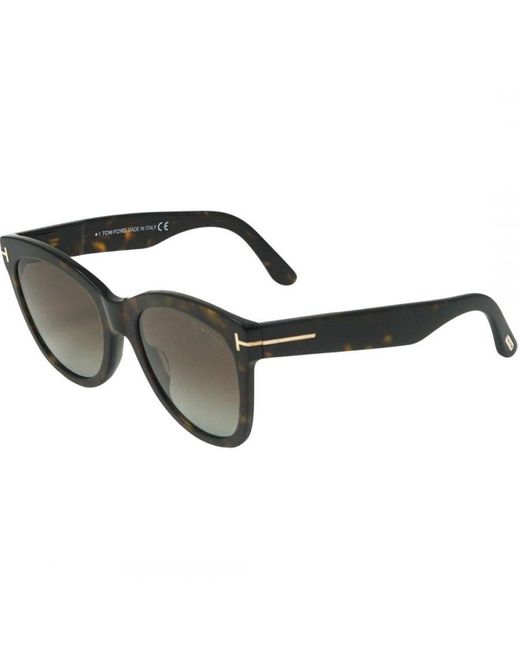 Tom Ford Brown Wallace Ft0870 52H Dark Havana Sunglasses for men