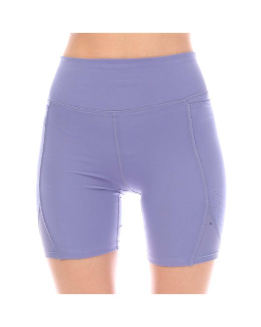 Under Armour Purple Ua Run Stamina Half Tights Shorts