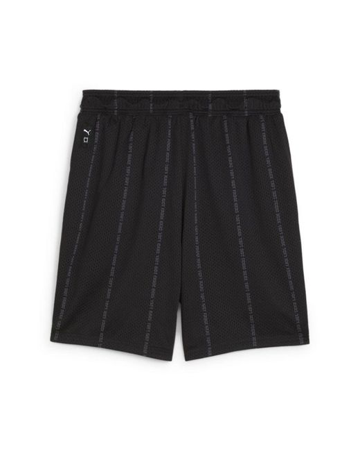 PUMA Black Melo Alwayz On Basketball Shorts for men