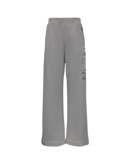 Parajumpers Gray Alhambra Shark Flared Sweatpants Cotton