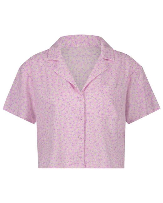 Hunkemöller Pyjama Top Springbreakers in het Pink