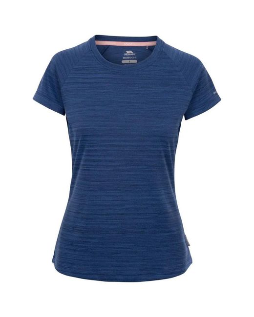 Trespass Blue Ladies Vickland Tp75 Active T-Shirt Marl)