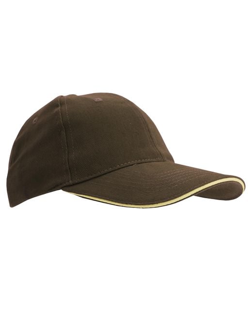 Sol's Brown Buffalo 6 Panel Baseball Cap (Chocolate/)