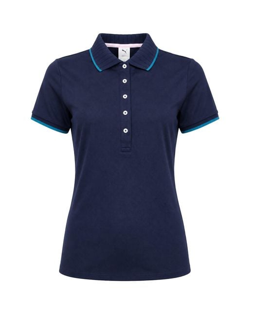 PUMA Blue X Arnold Palmer Pique Golf Polo Shirt