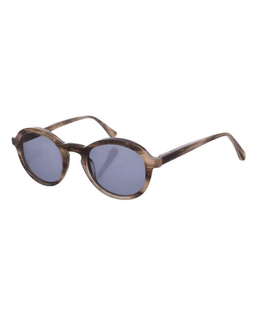 Zen Blue Z427 Round Shape Acetate Sunglasses