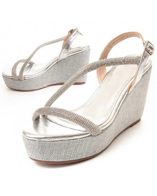 Montevita Metallic Wedge Sparto Sandal Wesparto8